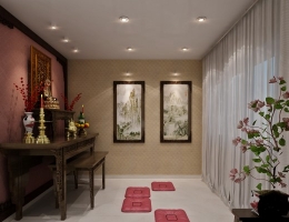 Những điều cần biết khi thiết kế phòng thờ