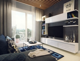 Thiết kế nội thất chung cư 66m2 căn hộ trong mơ của vợ chồng trẻ